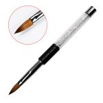 Premium kist za akril – 100% Kolinsky – ovalni br. 6 - Slika 5