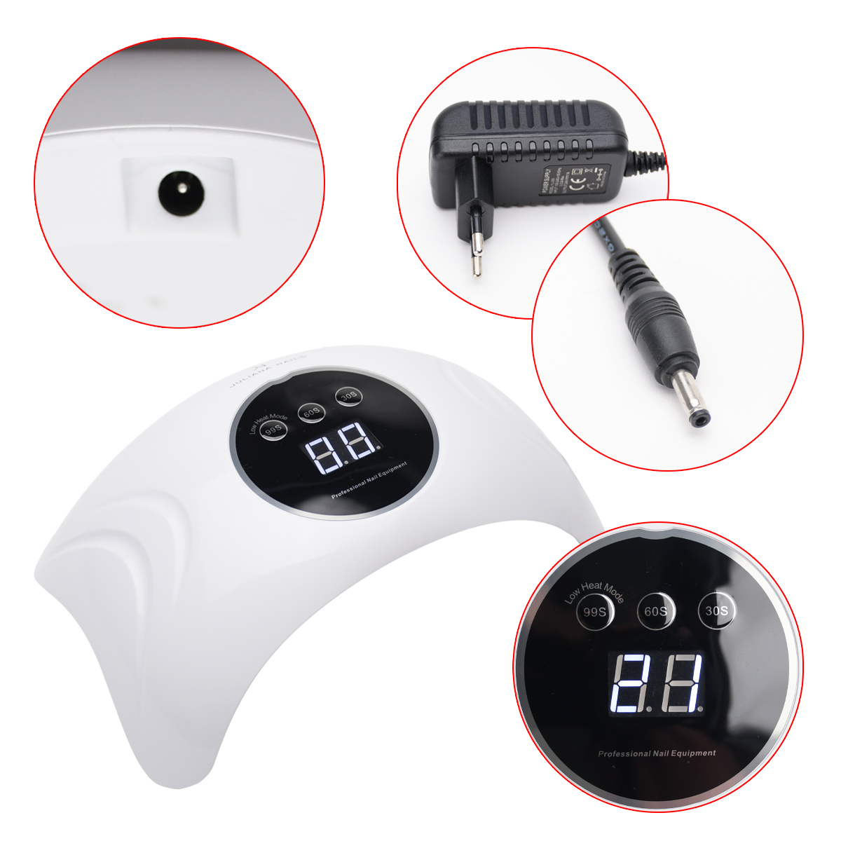 TL700315-details UV / LED lampa za sušenje noktiju – Mini (14W) - Slika 3