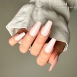No File – Press-On Fullcover tipse prozirne – Balerina – srednje (100 kom.) - Slika 3