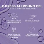 X-Press Allround Gel – 30 sek. – proziran - Slika 2